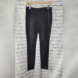 EILEEN FISHER 2 Panel‎ Black Pull On Ankle Pant Size XS